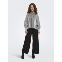 JDY Dani Bow Top - Silver