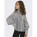 JDY Dani Bow Top - Silver