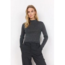 SOYACONCEPT - Violetta Bluse Sort/Metallic