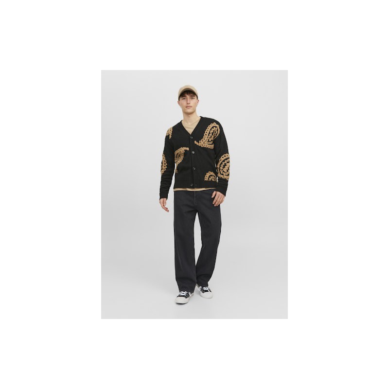 JACK & JONES Alex Baggy Jeans - Black Denim