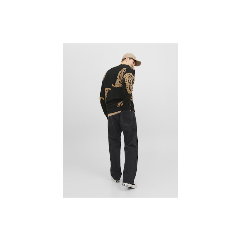 JACK & JONES Alex Baggy Jeans - Black Denim