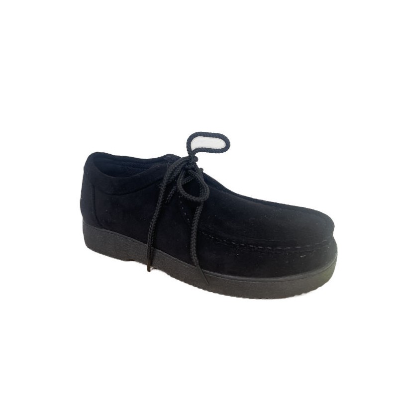 Confly Sko Med Snøre - Sort