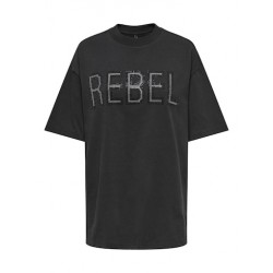 ONLY Riri S/S Stones T-shirt - Phantom