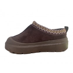 Slippers Med Mønster - Marrone