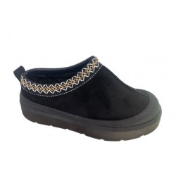 Slippers Med Mønster - Sort