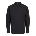 JACK & JONES JUNIOR Jjeaxel Stretch Shirt Langærmet  Junior - Sort