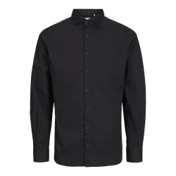 JACK & JONES JUNIOR Jjeaxel Stretch Shirt Langærmet  Junior - Sort