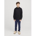 JACK & JONES JUNIOR Jjeaxel Stretch Skjorte Junior - Sort