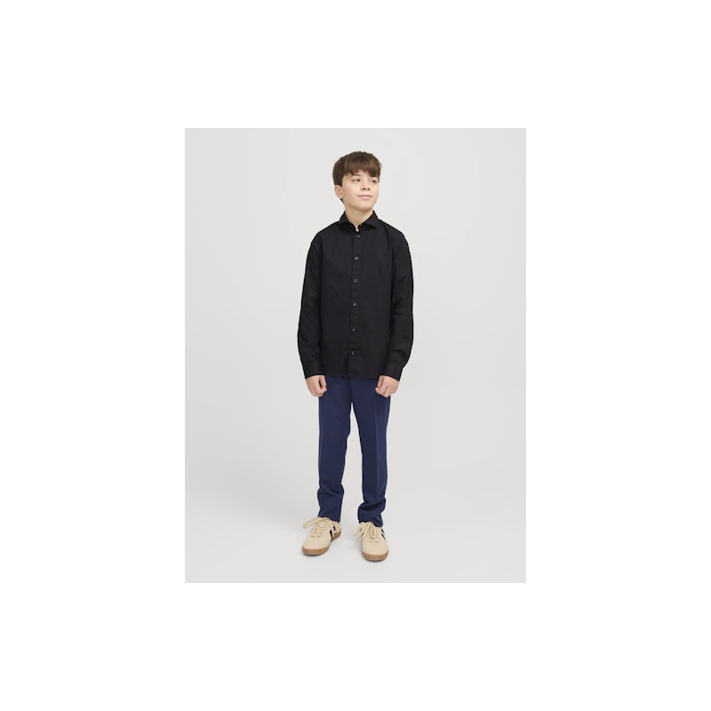 JACK & JONES JUNIOR Jjeaxel Stretch Skjorte Junior - Sort