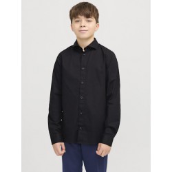 JACK & JONES JUNIOR Jjeaxel Stretch Skjorte Junior - Sort