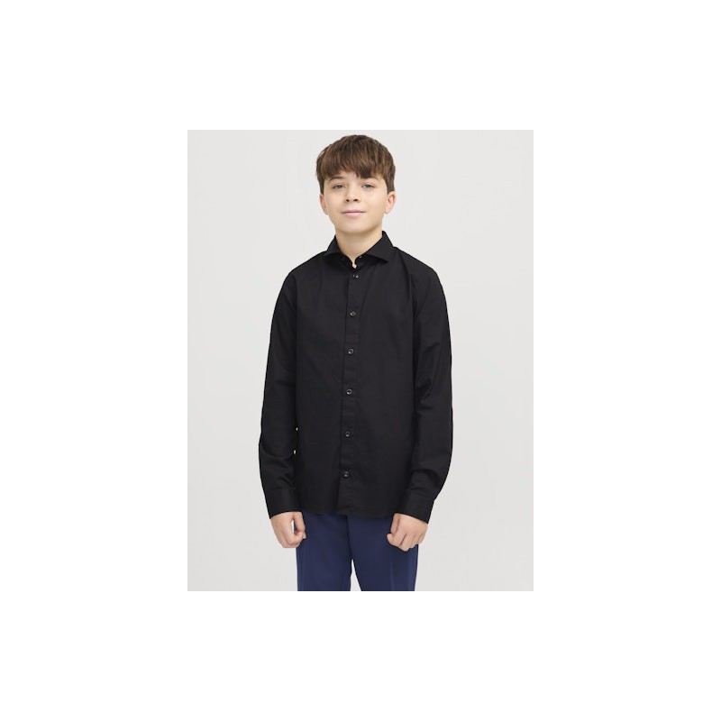 JACK & JONES JUNIOR Jjeaxel Stretch Skjorte Junior - Sort