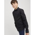 JACK & JONES JUNIOR Jjeaxel Stretch Skjorte Junior - Sort