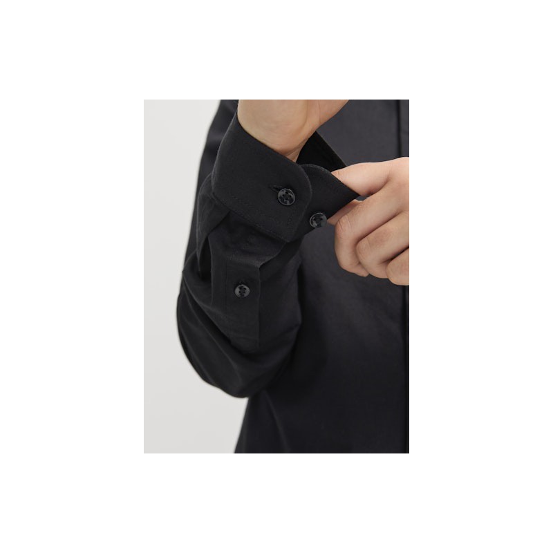 JACK & JONES JUNIOR Jjeaxel Stretch Skjorte Junior - Sort