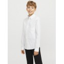 JACK & JONES JUNIOR Jjeaxel Stretch Skjorte Junior - Hvid