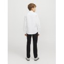 JACK & JONES JUNIOR Jjeaxel Stretch Skjorte Junior - Hvid