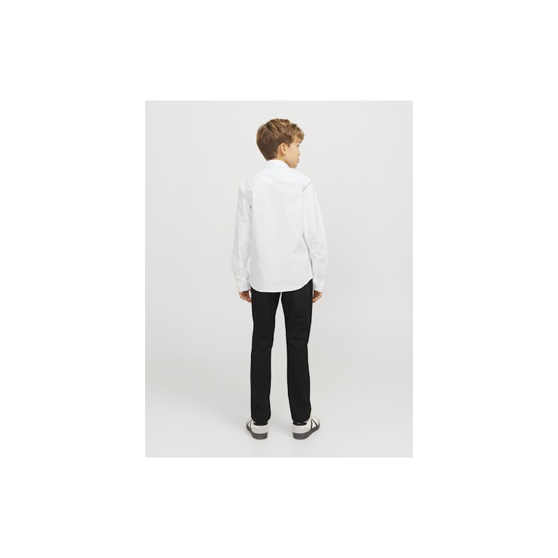 JACK & JONES JUNIOR Jjeaxel Stretch Skjorte Junior - Hvid