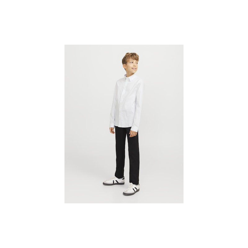 JACK & JONES JUNIOR Jjeaxel Stretch Skjorte Junior - Hvid