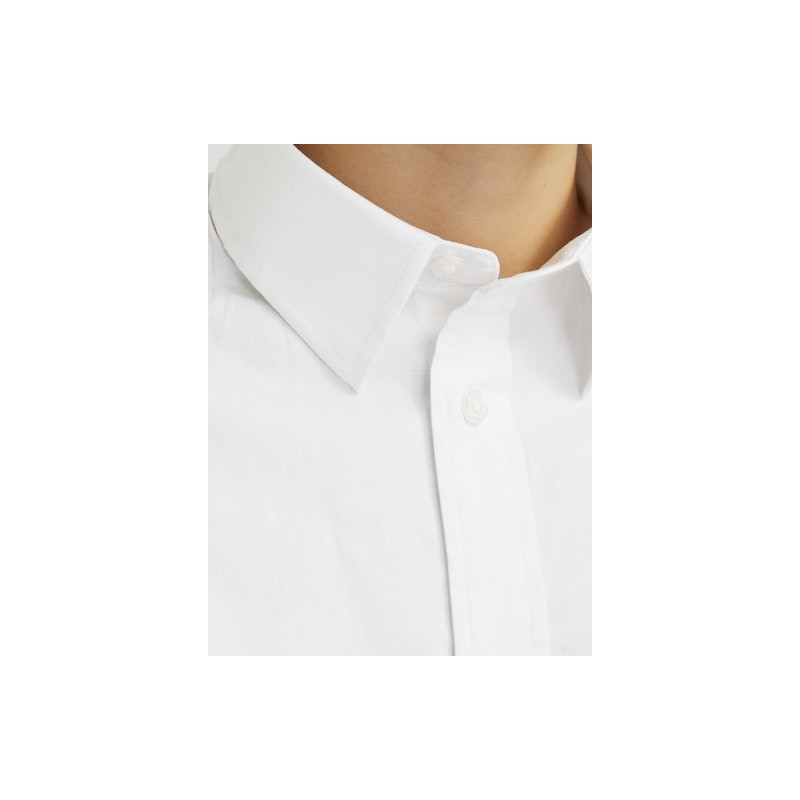 JACK & JONES JUNIOR Jjeaxel Stretch Skjorte Junior - Hvid