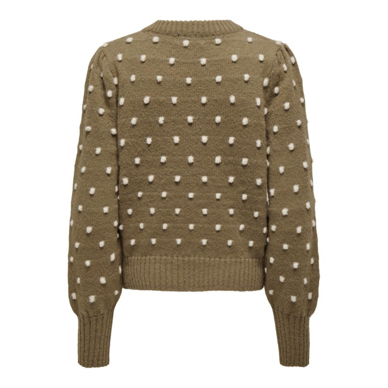 JDY Sigrid Life Langærmet On Puff Pull Knt - Malt Ball