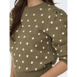 JDY Sigrid Life Puff Strik - Malt Ball