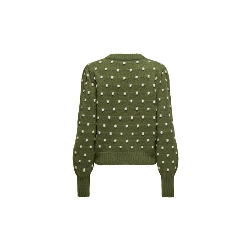 JDY Sigrid Life Puff Strik - Winter Moss