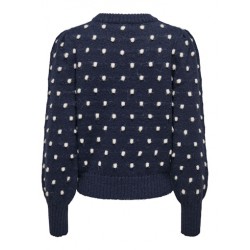 JDY Sigrid Life Puff Strik - Night Sky / Cement