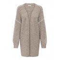 JDY Zoey Life Stitch Strikket Cardigan - Chateau Gray