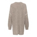 JDY Zoey Life Stitch Strikket Cardigan - Chateau Gray