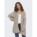 JDY Zoey Life Stitch Strikket Cardigan - Chateau Gray