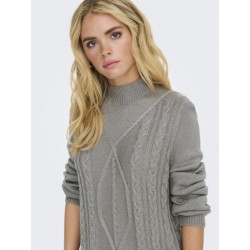 JDY Mandy Kabelstrikket Kjole - December Sky