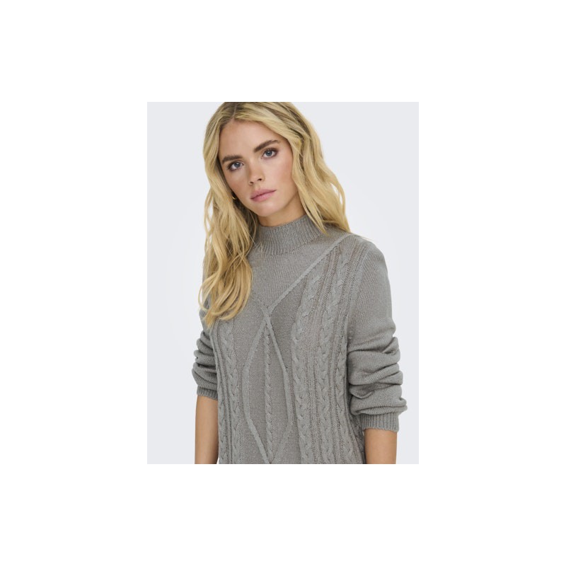 JDY Mandy Kabelstrikket Kjole - December Sky