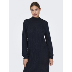 JDY Mandy Kabelstrikket Kjole - Sky Captain