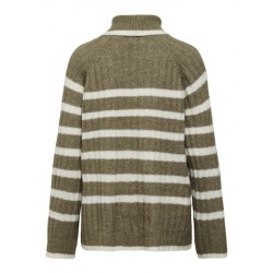 JDY Miley Stribet Striktrøje - Malt Ball