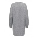 JDY Nami Life Strikkjole - Dark Grey Melange