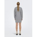 JDY Nami Life Strikkjole - Dark Grey Melange
