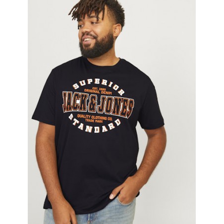 JACK & JONES Jjelogo T-shirt - Sort