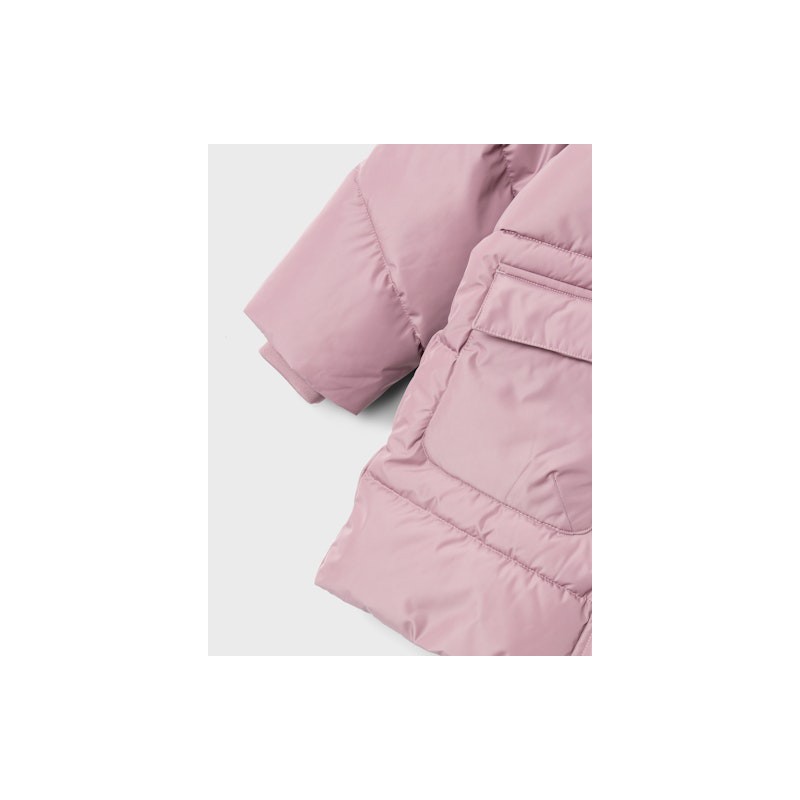 NAME IT Medow Lang Vinterjakke - Grape Shake