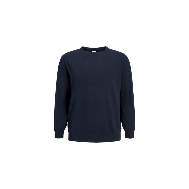 JACK & JONES Plus Basic Strik Sweater - Navy Blazer