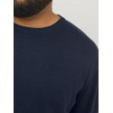 JACK & JONES Plus Basic Strik Sweater - Navy Blazer