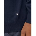 JACK & JONES Plus Basic Strik Sweater - Navy Blazer