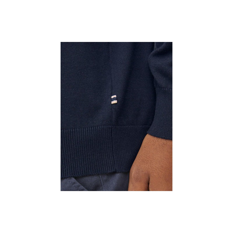 JACK & JONES Plus Basic Strik Sweater - Navy Blazer