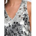 JDY Claire Sequins Kjole - Silver