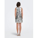 JDY Claire Sequins Kjole - Silver