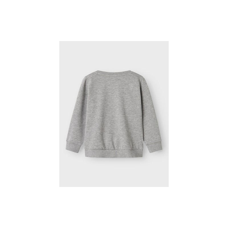 NAME IT Mini Vimo L/S Sweatshirt - Grey Melange