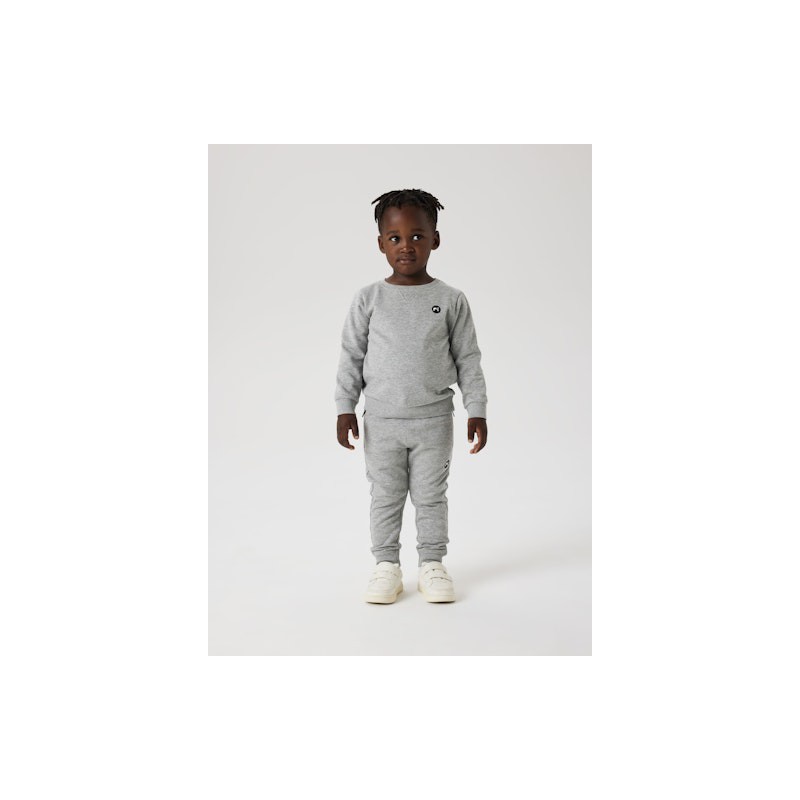 NAME IT Mini Vimo L/S Sweatshirt - Grey Melange