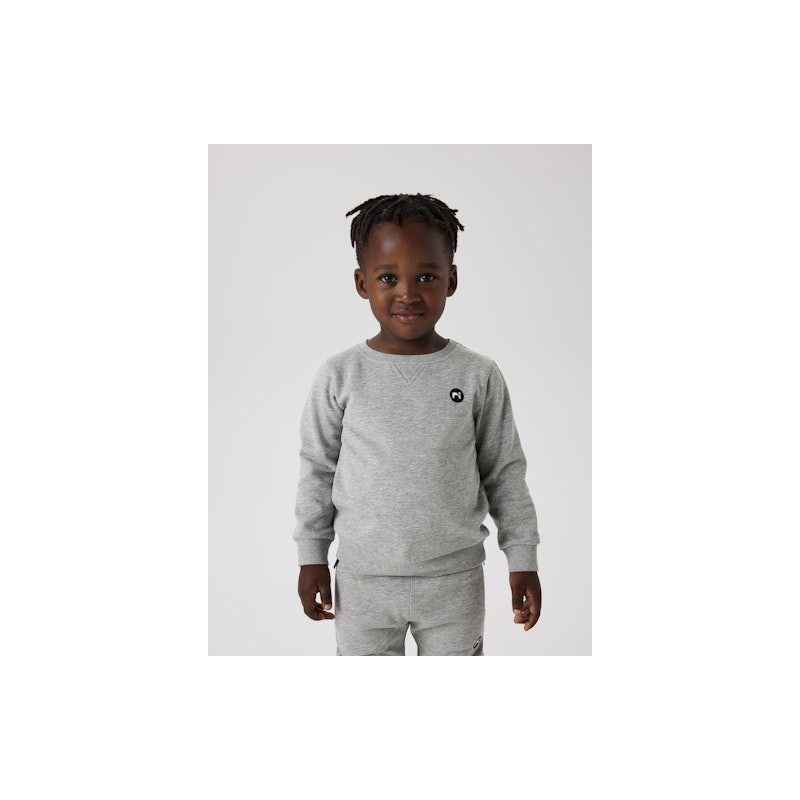 NAME IT Mini Vimo L/S Sweatshirt - Grey Melange