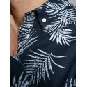JACK & JONES Leaf Langærmet Hør Skjorte - Navy Blazer