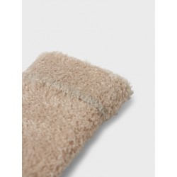 NAME IT Baby Ollo Terry Fluffy Strømper - Pure Casmire