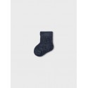 NAME IT Baby Terry Fluffy Strømper - Navy Blazer