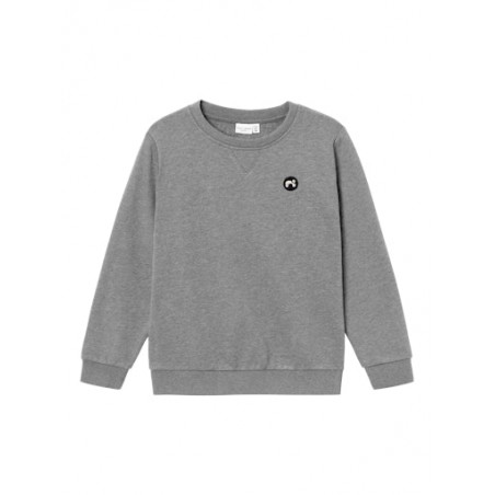 NAME IT Kids Vimo Sweatshirt - Grey Melange